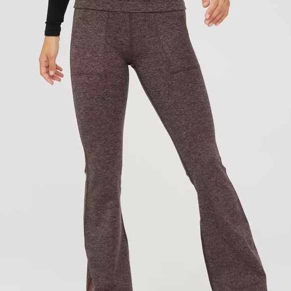 OFFLINE By Aerie The Hugger High Waisted Foldover Flare Legging - Picture 4 of 10